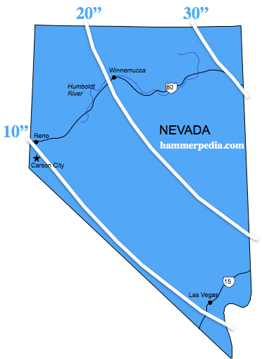 Nevada-Frost-Line-Map