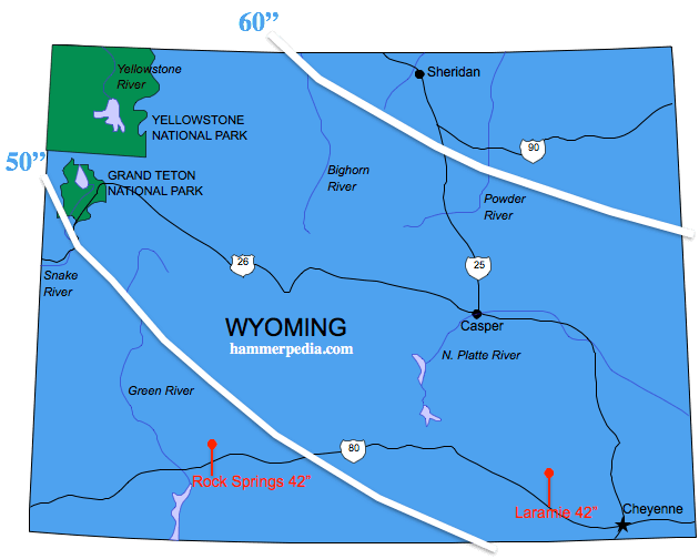 Wyoming-Frost-Line-Map