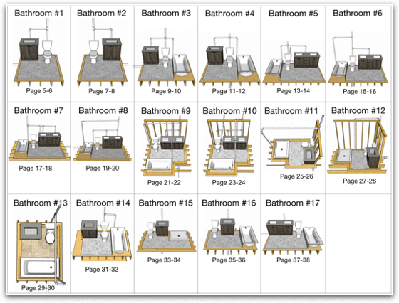 Rear outlet toilet plumbing diagram