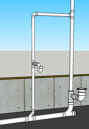 shower drain diagram