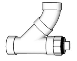 Wye-With-45-DWV-Fitting